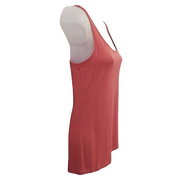 Eileen Fisher Jersey Shell Tank Top Women's XXS Dusty Pink Viscose Sleeveless - Picture 2 of 10